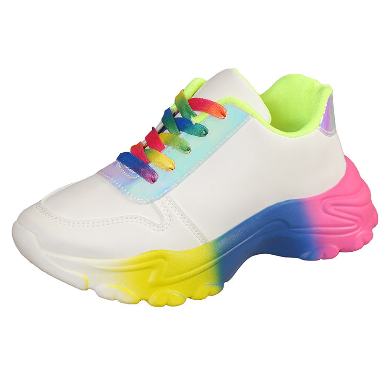 Lace-up Sneakers Casual Lightweight Running Walking Shoes