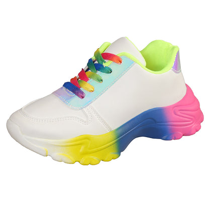 Lace-up Sneakers Casual Lightweight Running Walking Shoes