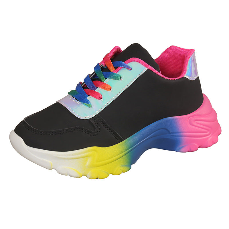 Lace-up Sneakers Casual Lightweight Running Walking Shoes