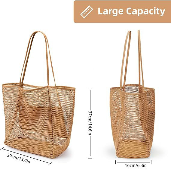 Beach Mesh Women's Foldable Shoulder Bag